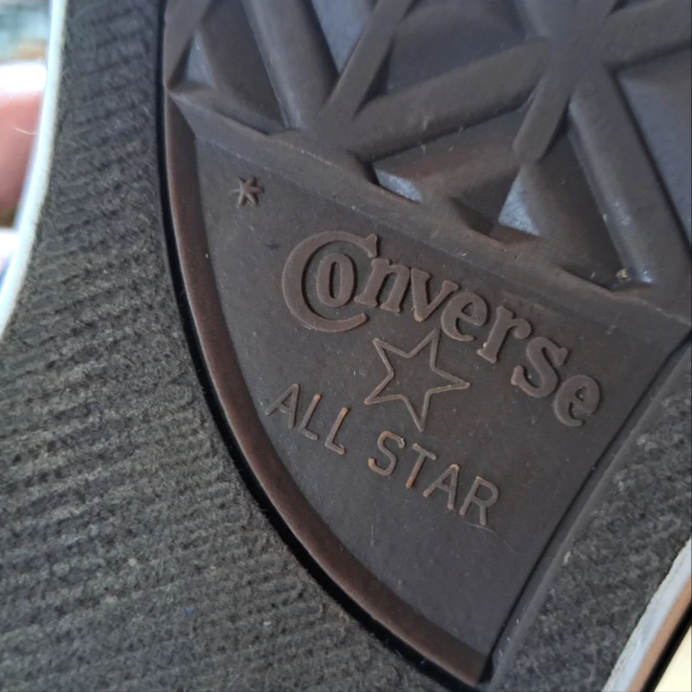 Converse Chuck Taylor All Star Sneakers, Children's Size 1, Black Lace Up Canvas
